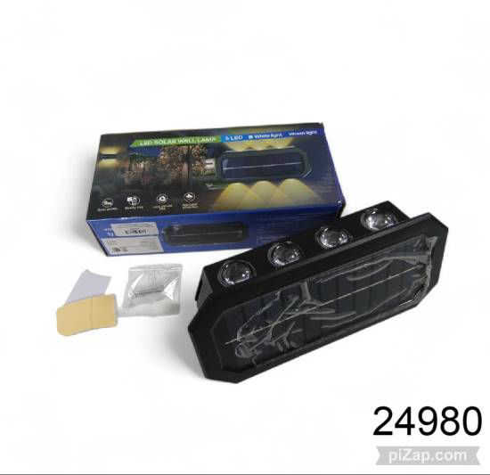 Imagen de LAMPARA SOLAR BIFOCAL WALL LAMP 8 LED 3.26
